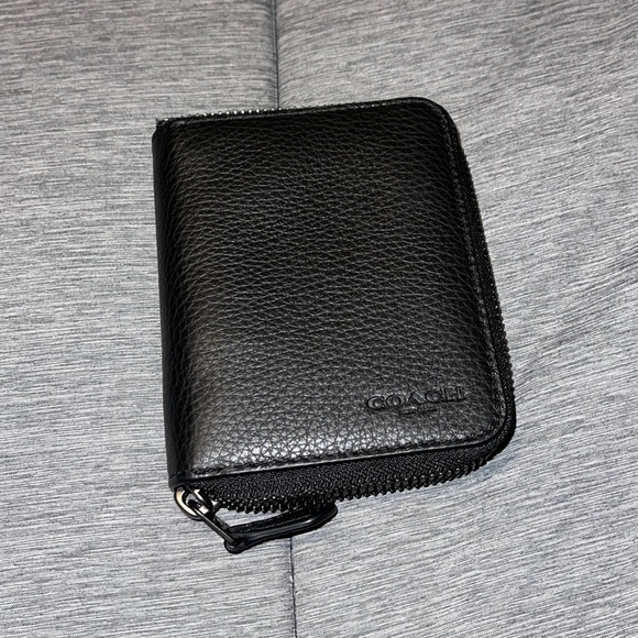 Coach Other - New Mens Coach Zip around wallet (black) used only one time.